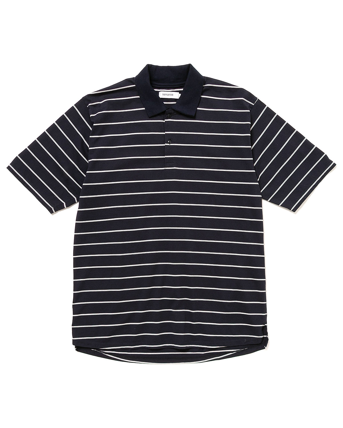 OFFICER S/S POLO SHIRT BORDER COTTON JERSEY