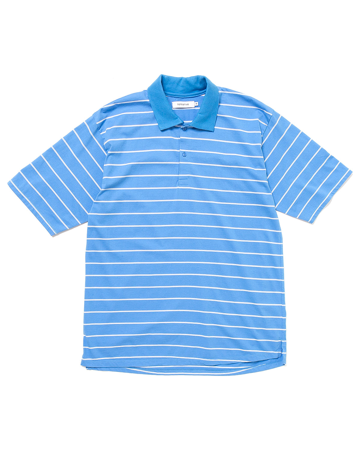 OFFICER S/S POLO SHIRT BORDER COTTON JERSEY