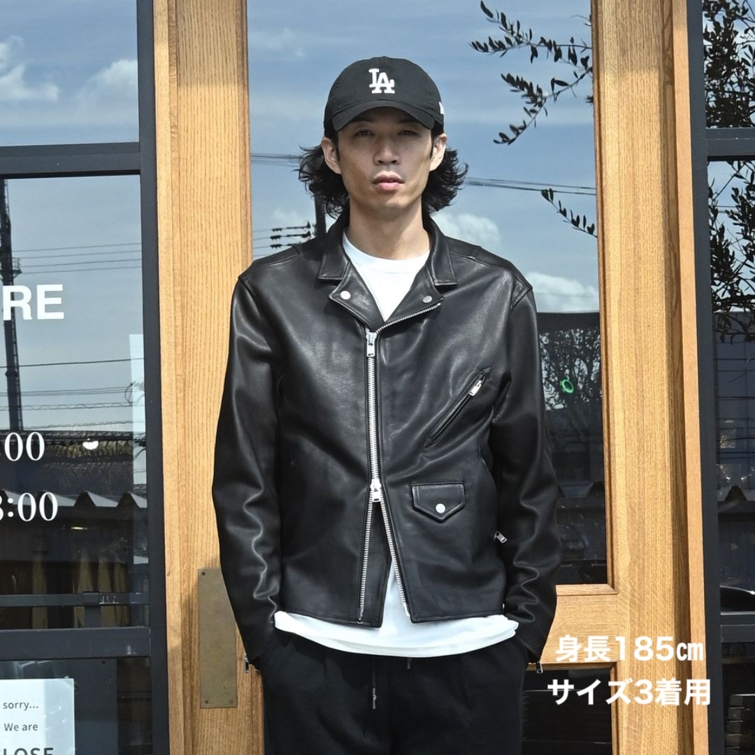 【nonnative】RIDER BLOUSON COW LEATHER RIDER BLOUSON COW LEATHER WITH WINDSTOPPER | nonnative | A(e