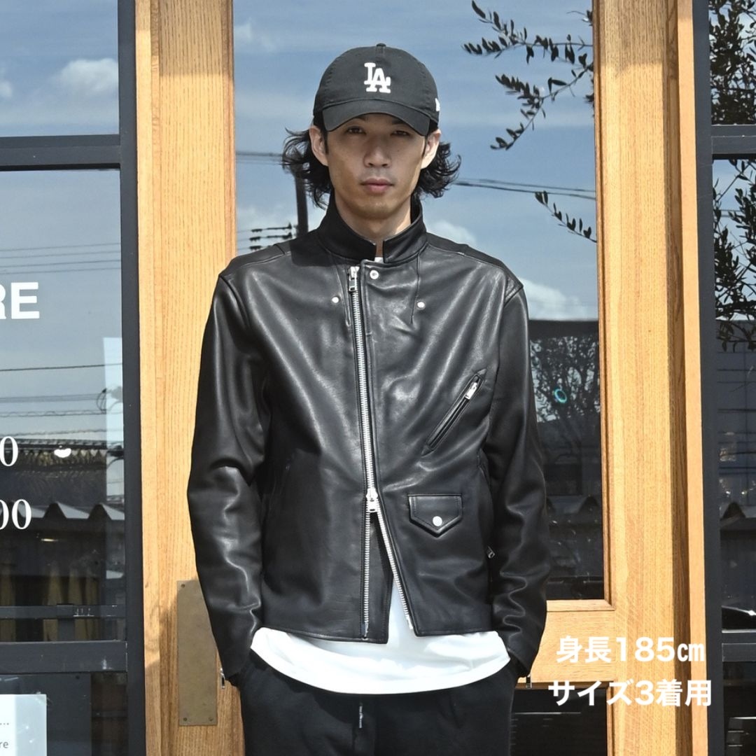 RIDER BLOUSON COW LEATHER WITH WINDSTOPPER | nonnative | A(e