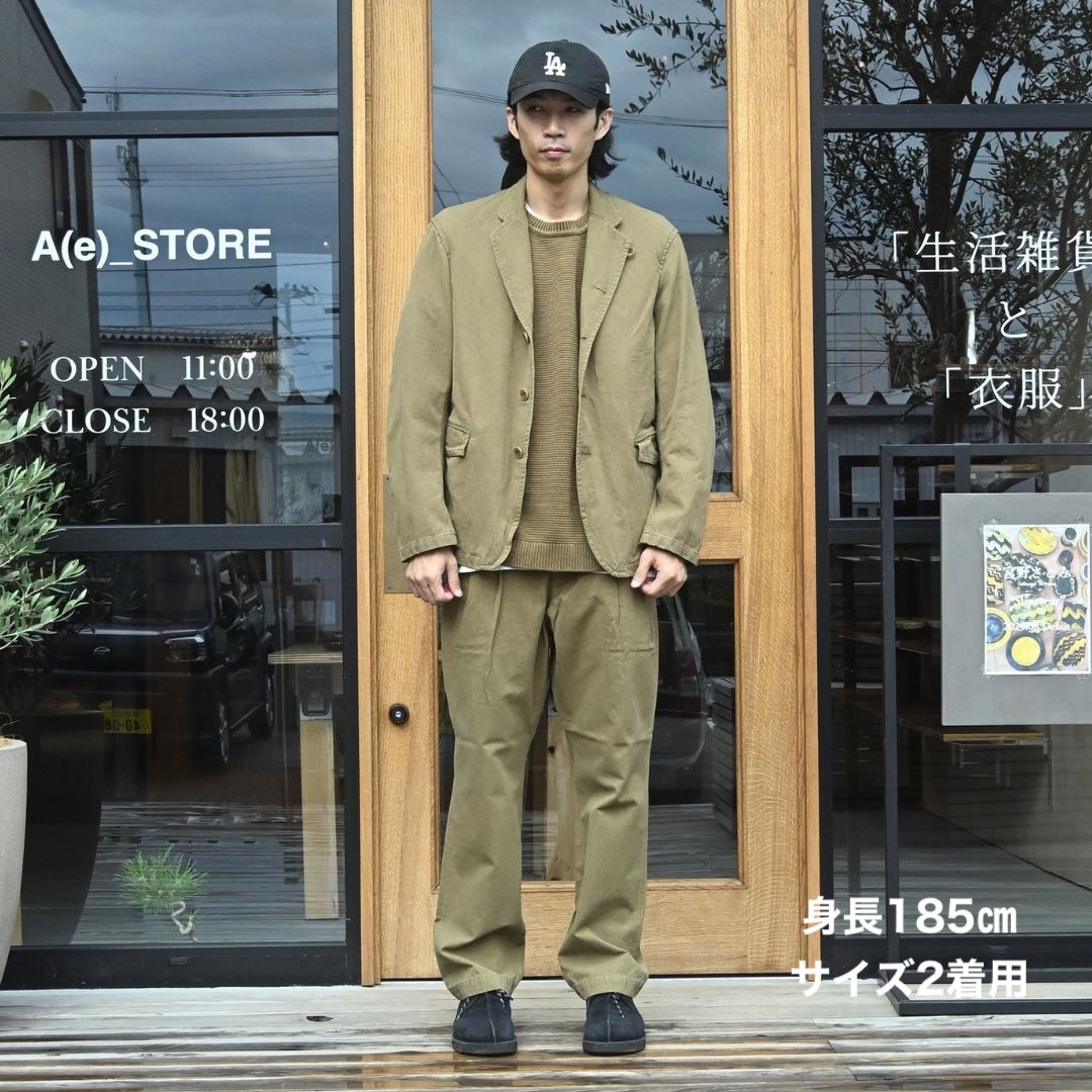 OFFICER 5B JACKET C/Li CANVAS SULFUR DYE | nonnative | A(e)_