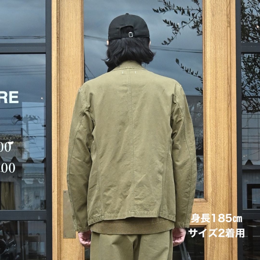 OFFICER 5B JACKET C/Li CANVAS SULFUR DYE | nonnative | A(e)_STORE