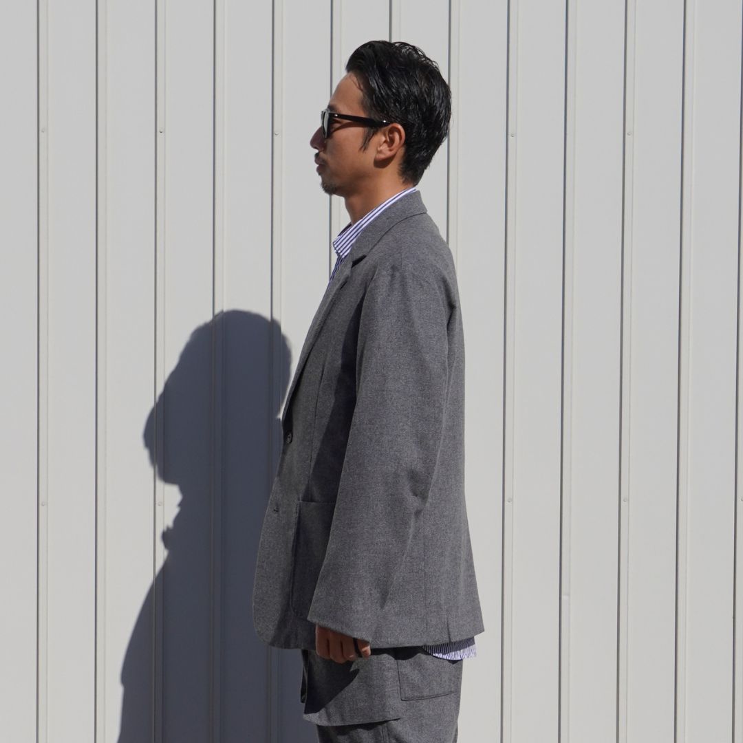 OFFICER 2B JACKET WOOL CASHMERE OXFORD