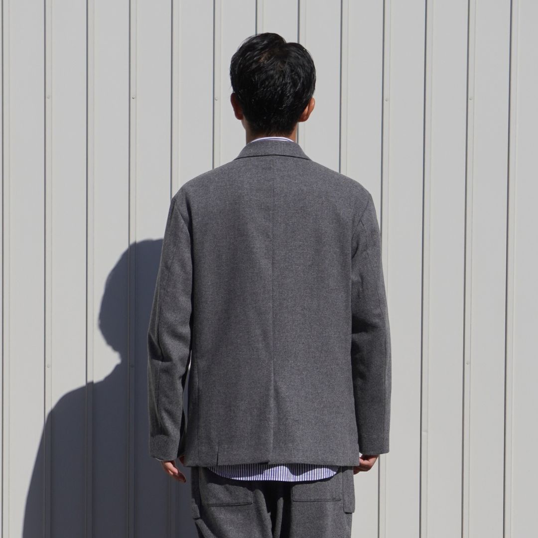OFFICER 2B JACKET WOOL CASHMERE OXFORD