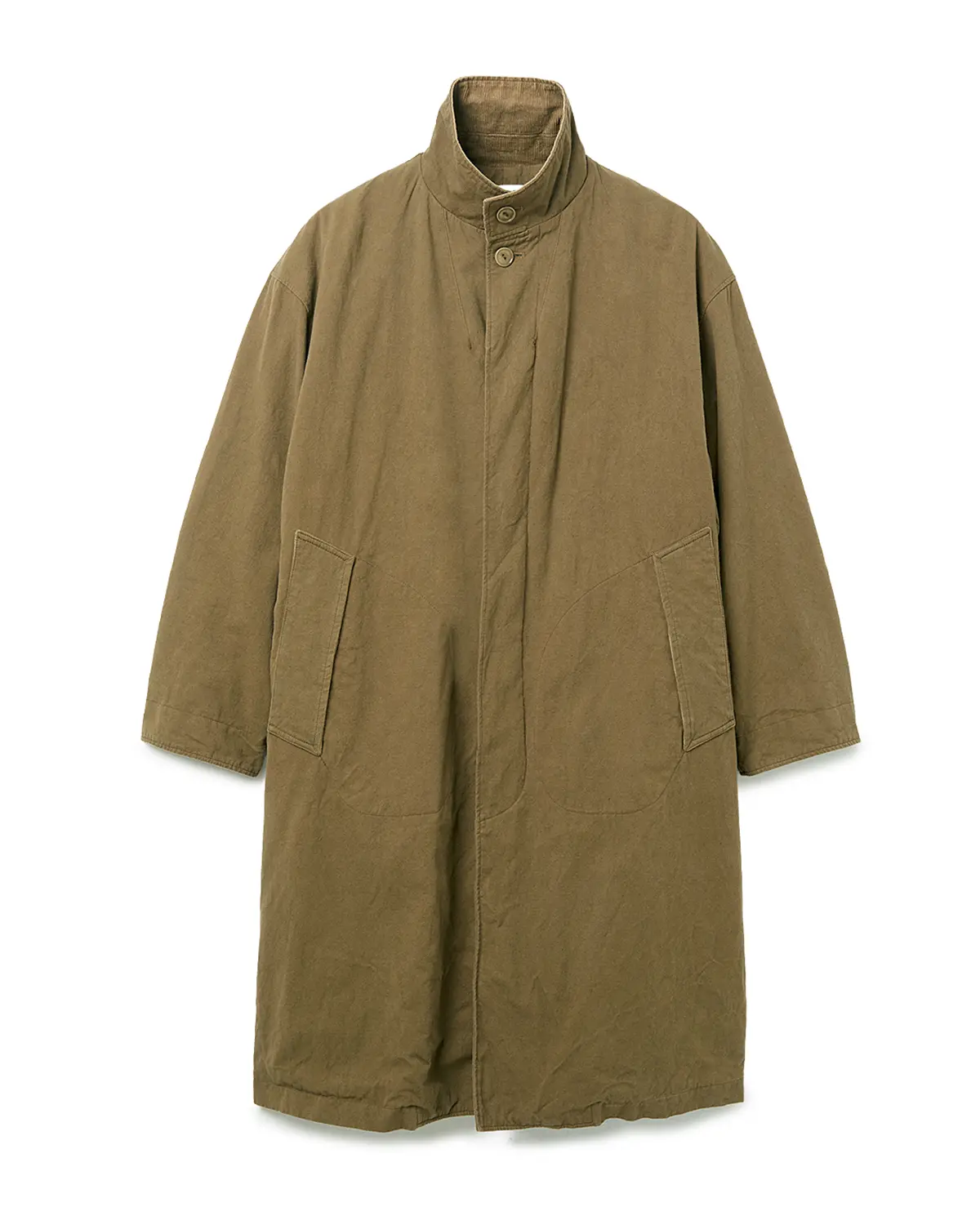 ジャケット・アウター nonnative WANDERER LONG COAT WANDERER LONG COAT C/Li CANVAS SULFUR DYE WITH WINDSTOPPER