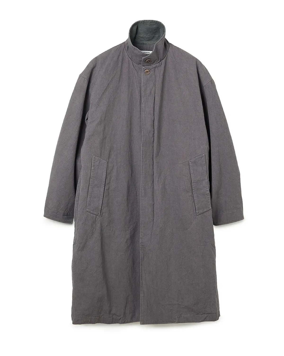 ジャケット・アウター nonnative WANDERER LONG COAT WANDERER LONG COAT C/Li CANVAS SULFUR DYE WITH WINDSTOPPER