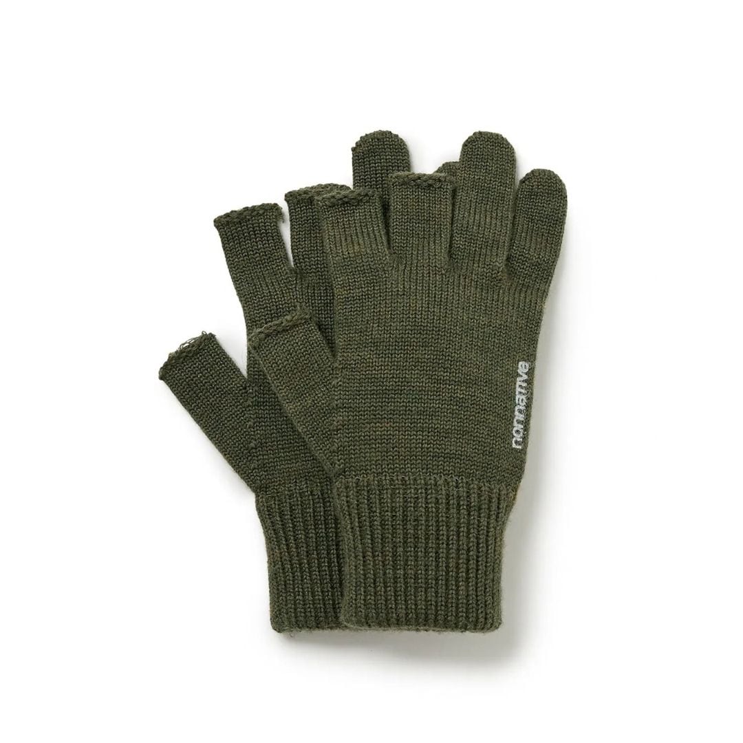 HIKER FINGERLESS GLOVES WOOL YARN