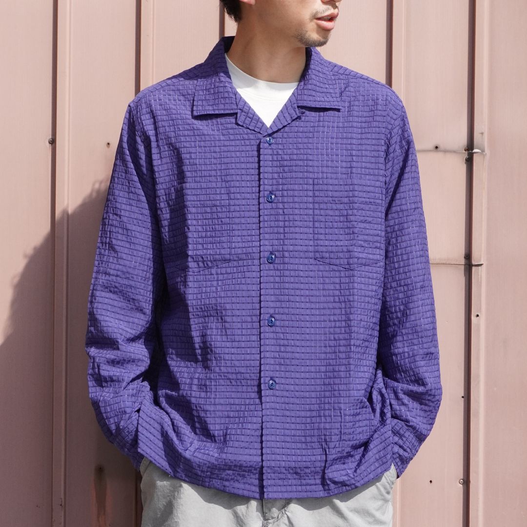 VOYAGER L/S SHIRT R/P/N DOBBY CHECK