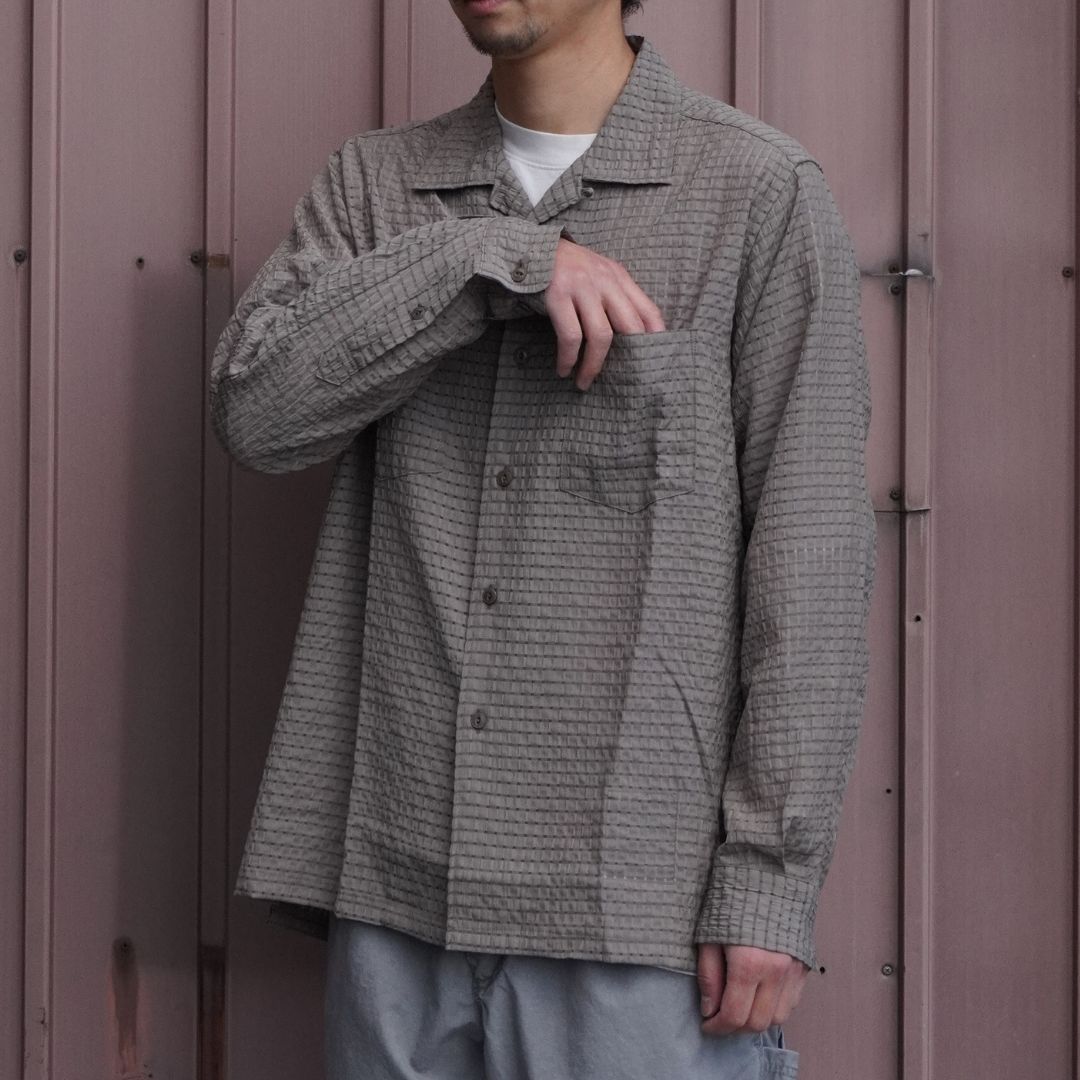 VOYAGER L/S SHIRT R/P/N DOBBY CHECK