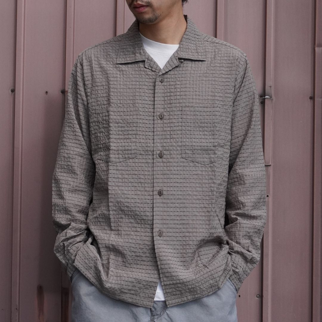 VOYAGER L/S SHIRT R/P/N DOBBY CHECK