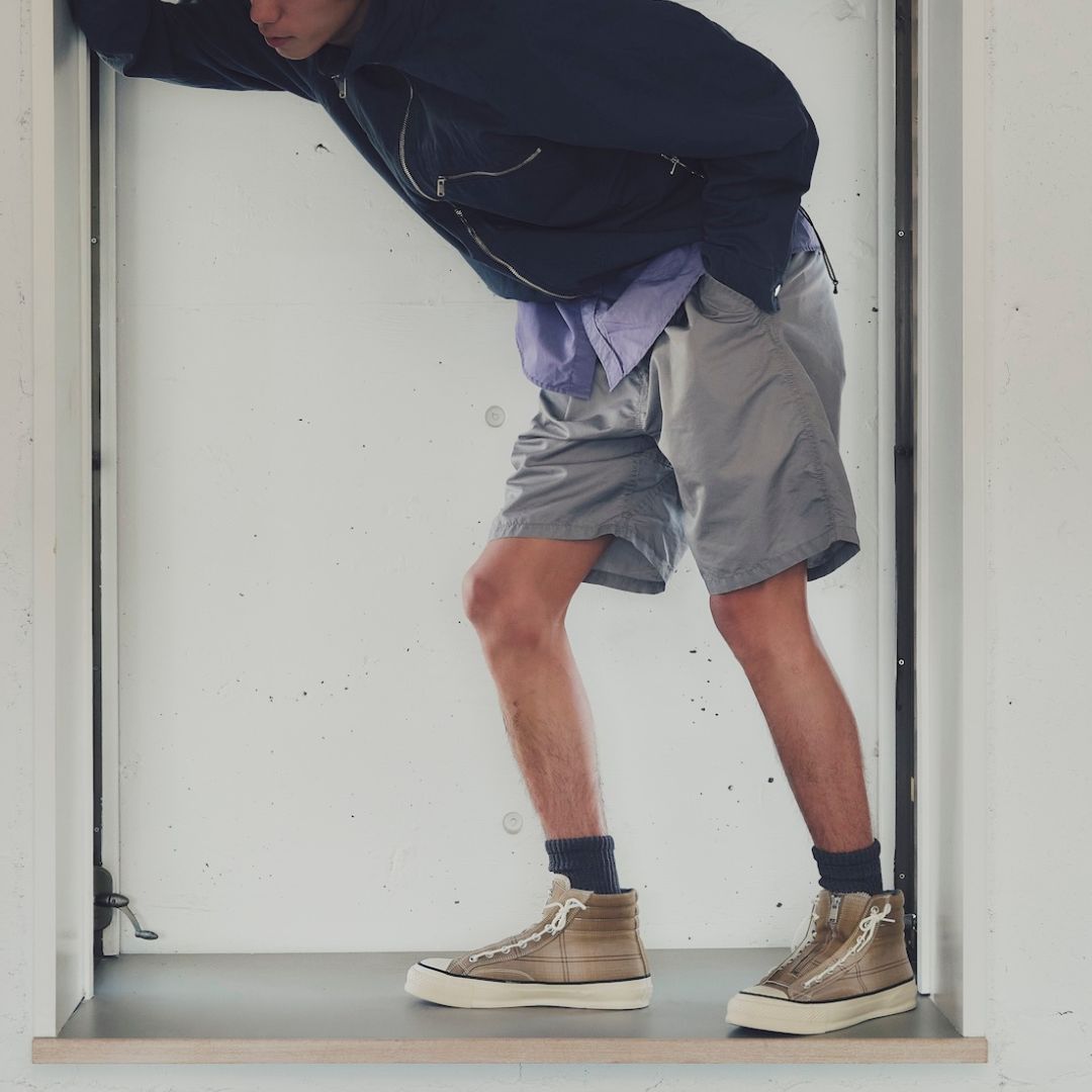 Gramicci & nonnative WALKER EASY SHORTS C/N GABARDINE PIGMENT DYE