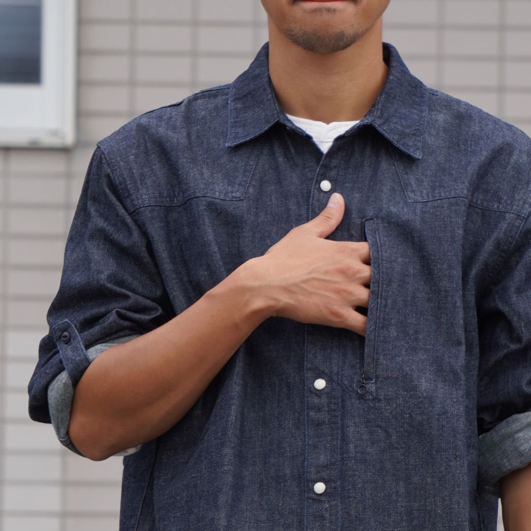 RANCHER L/S SHIRT COTTON 11oz DENIM OW