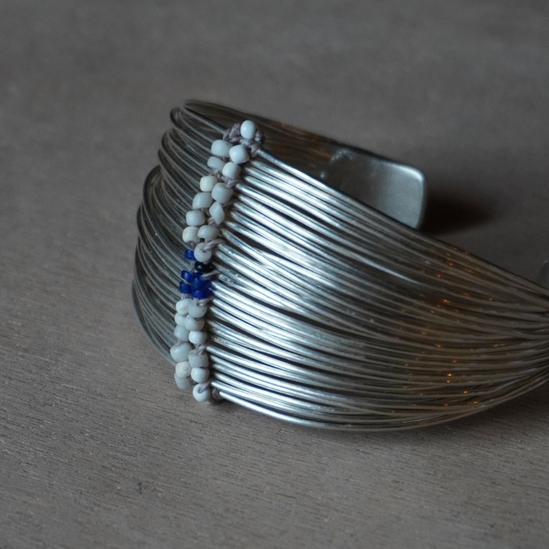 SILVER BANGLE #8