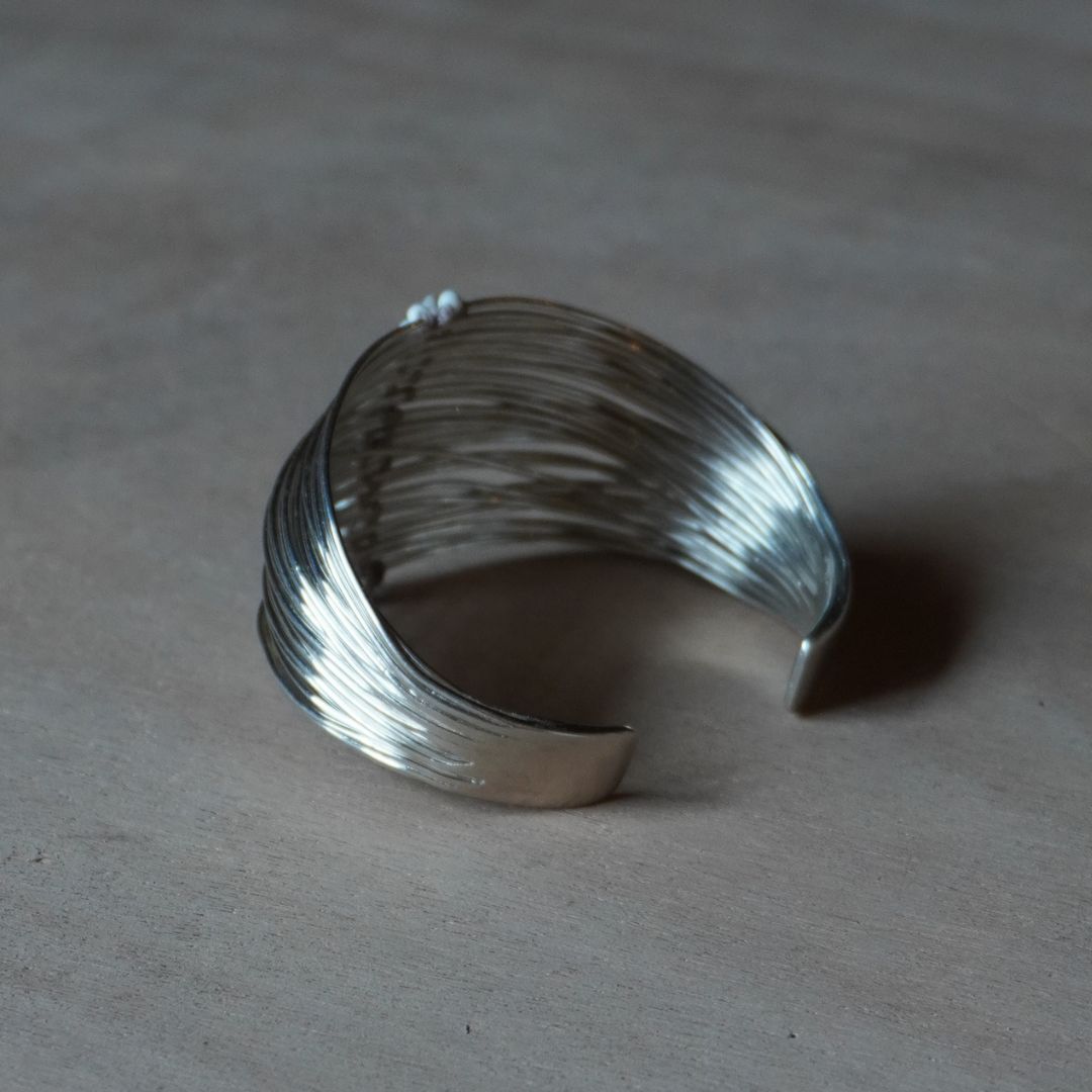 SILVER BANGLE #8
