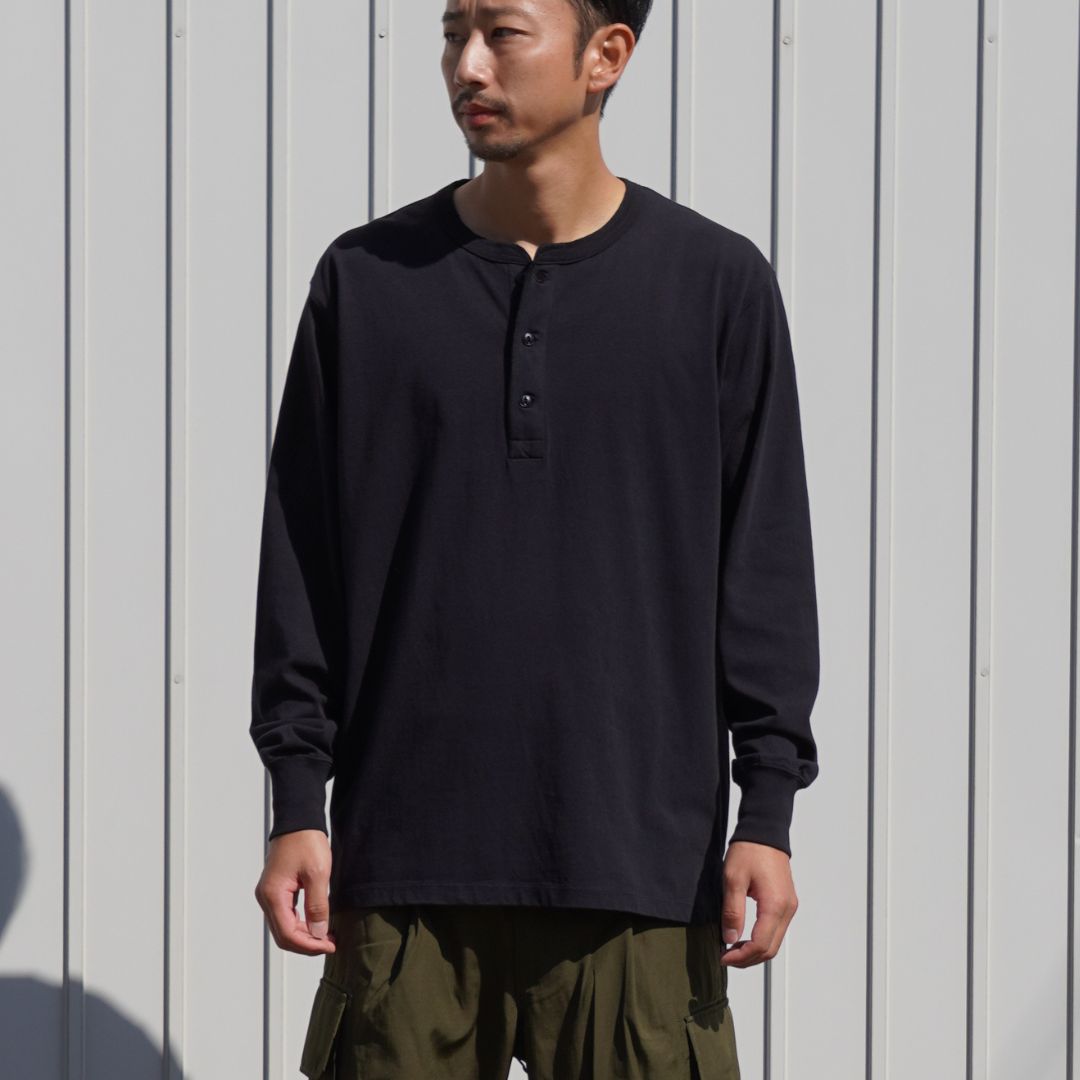 TROOPER L/S HENRY NECK TEE COTTON JERSEY | nonnative | A(e)_STORE