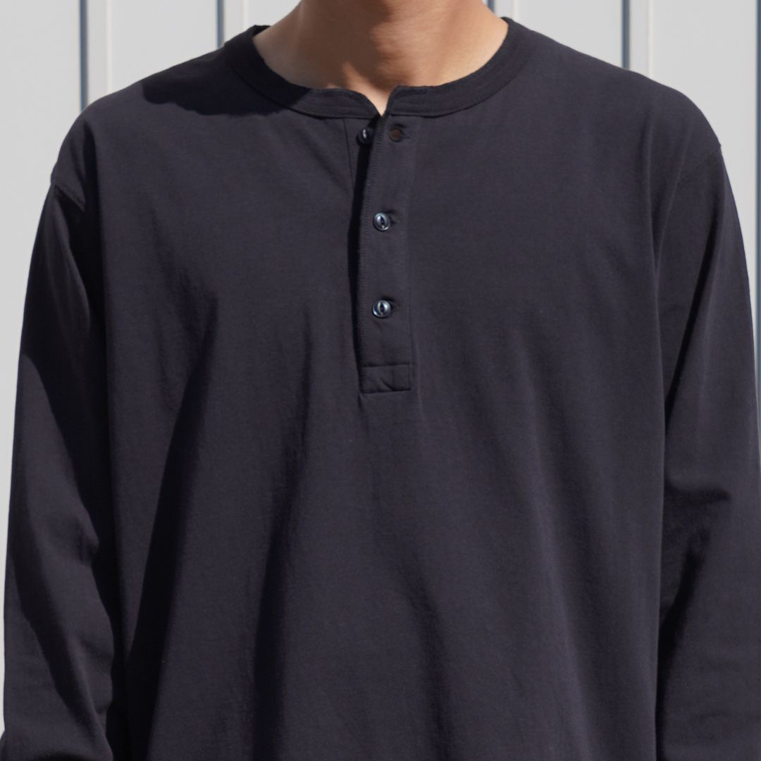 TROOPER L/S HENRY NECK TEE COTTON JERSEY | nonnative | A(e)_STORE
