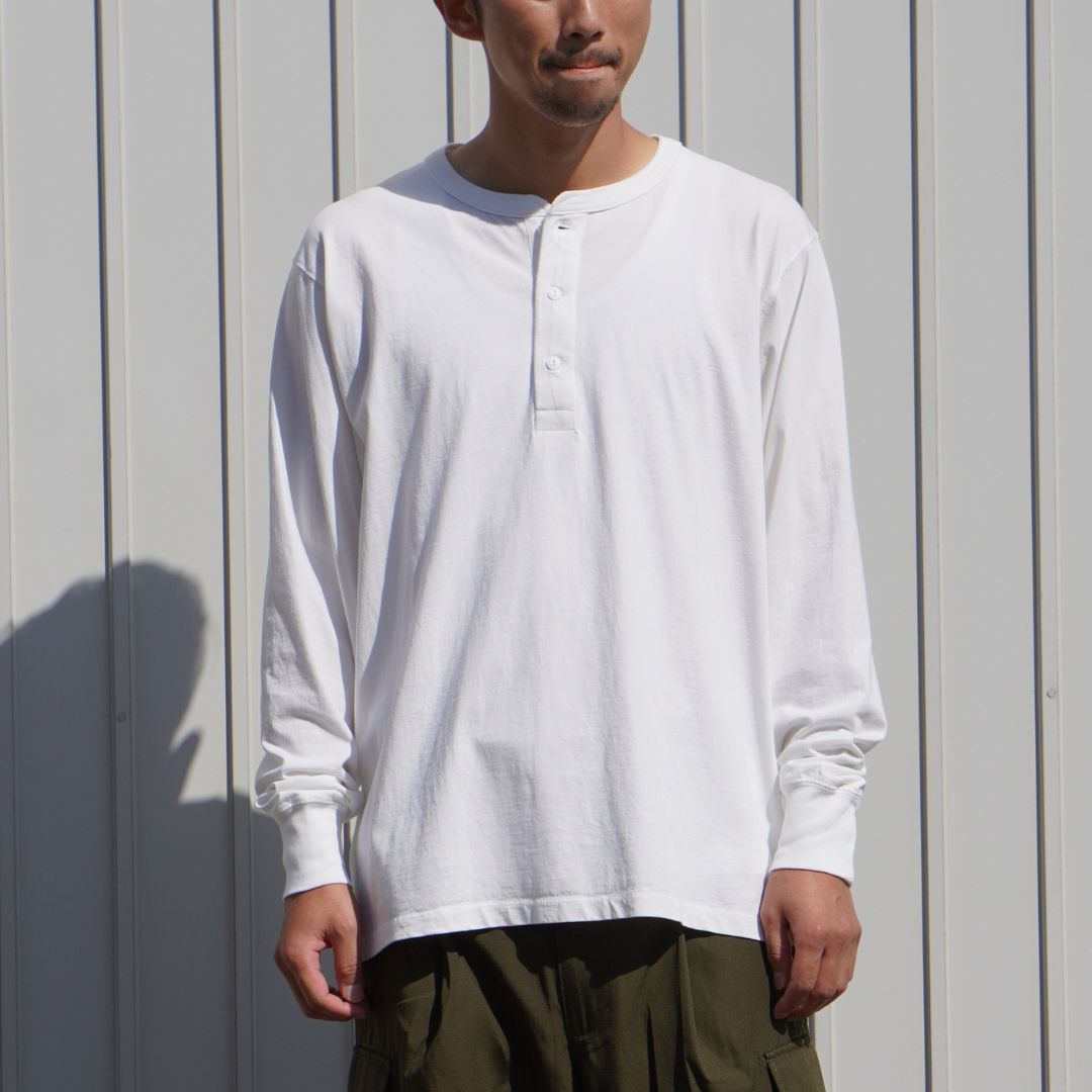 TROOPER L/S HENRY NECK TEE COTTON JERSEY | nonnative | A(e)_STORE