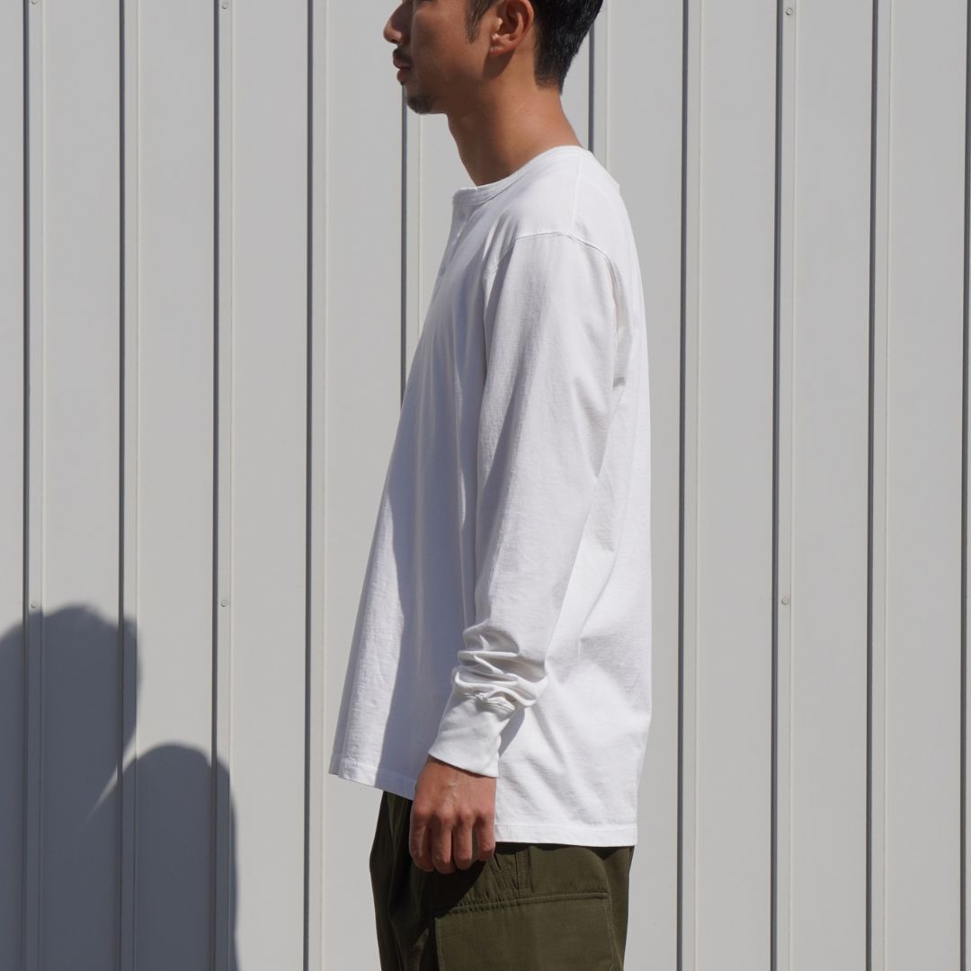 TROOPER L/S HENRY NECK TEE COTTON JERSEY | nonnative | A(e)_STORE
