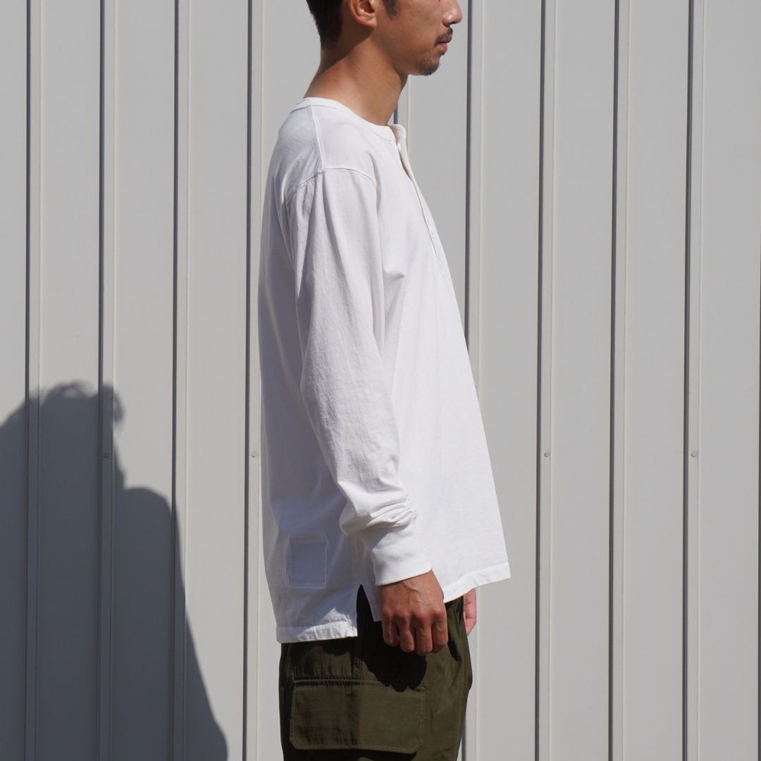TROOPER L/S HENRY NECK TEE COTTON JERSEY | nonnative | A(e)_STORE