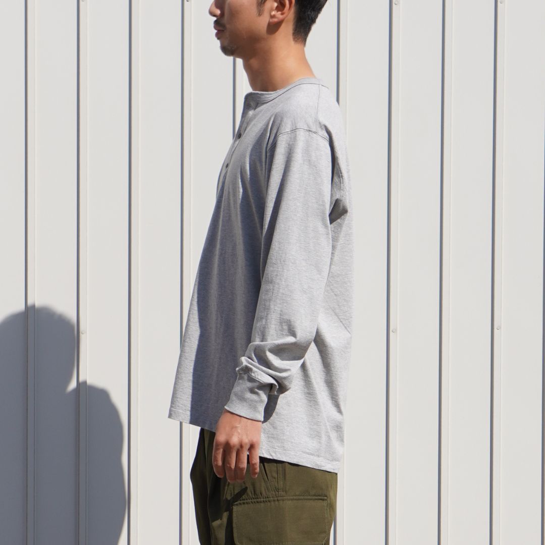 TROOPER L/S HENRY NECK TEE COTTON JERSEY | nonnative | A(e)_STORE