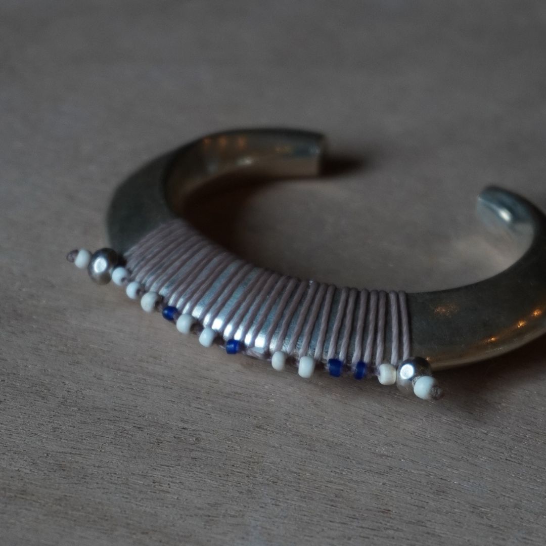 SILVER BANGLE #6