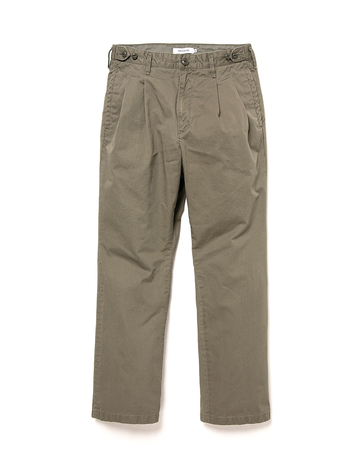 OFFICER CHINO TROUSERS COTTON CHINO CLOTH | nonnative | A(e