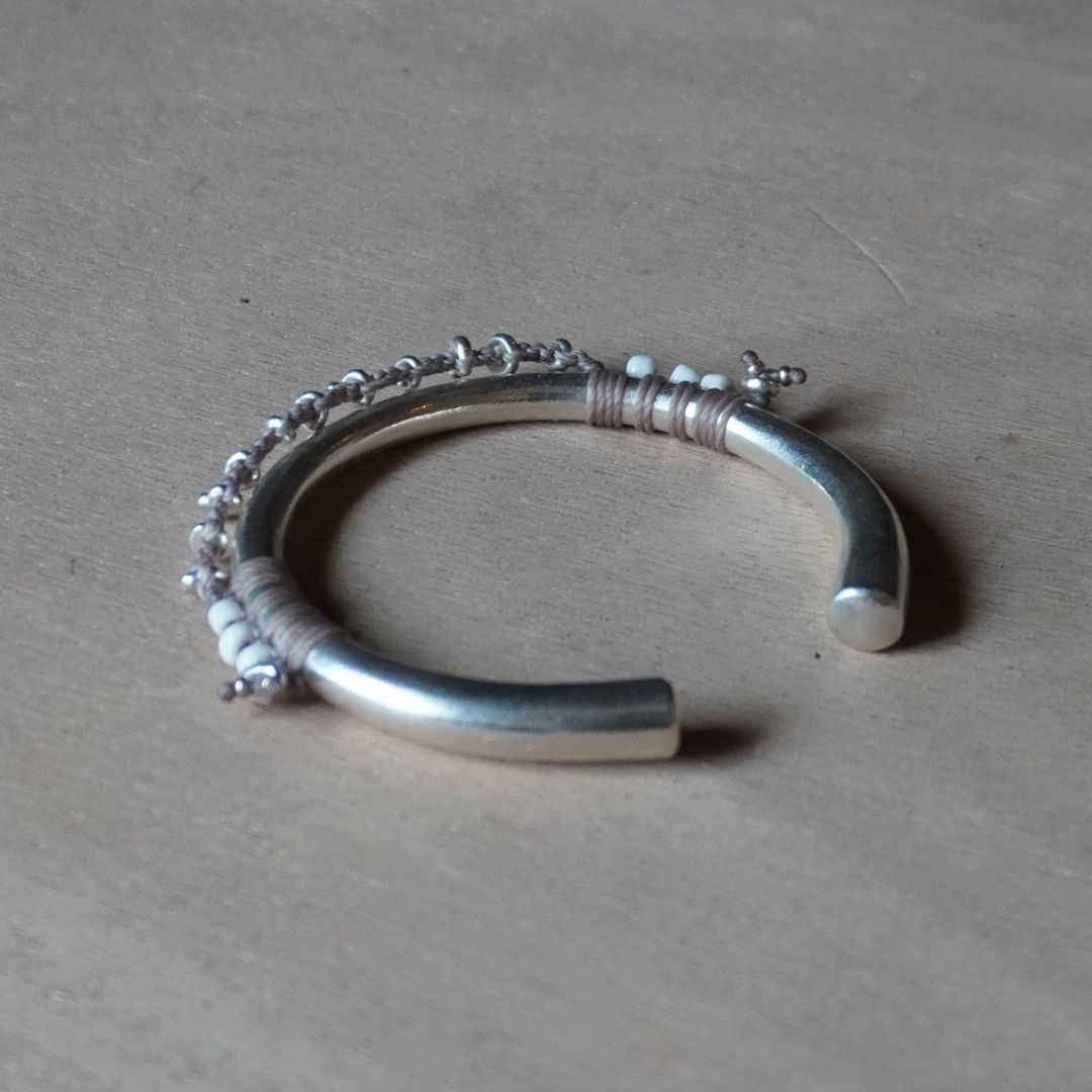 SILVER BANGLE #5