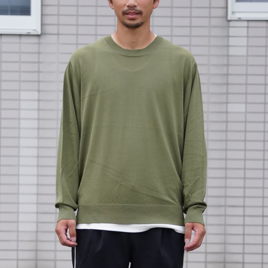 OFFICER CREW SWEATER RAYON NYLON YARN