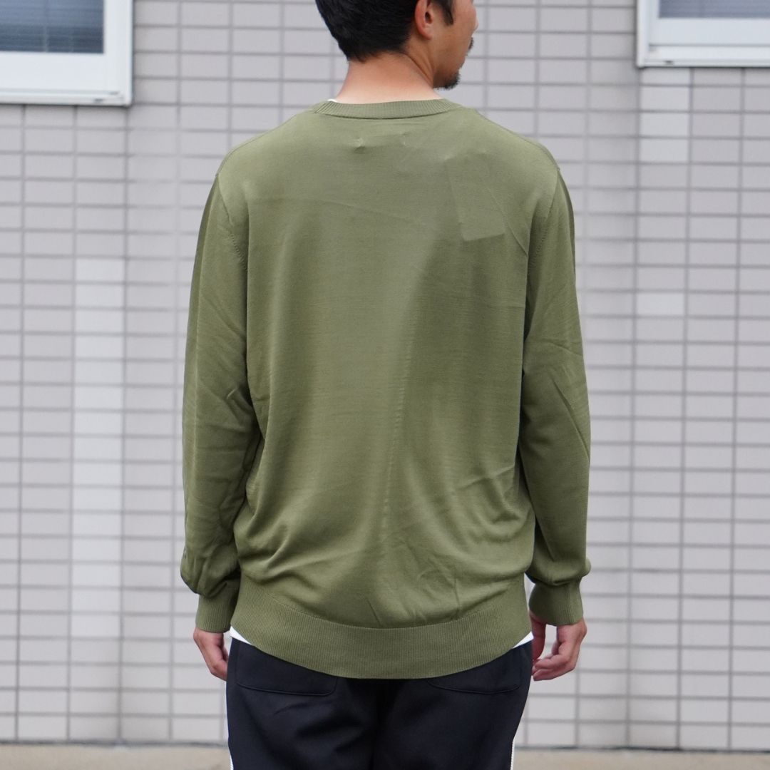 OFFICER CREW SWEATER RAYON NYLON YARN