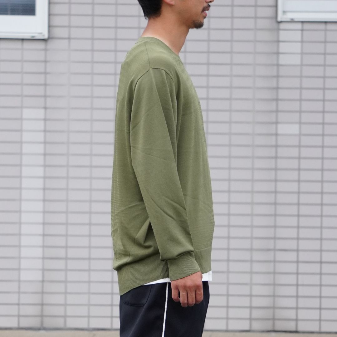 OFFICER CREW SWEATER RAYON NYLON YARN