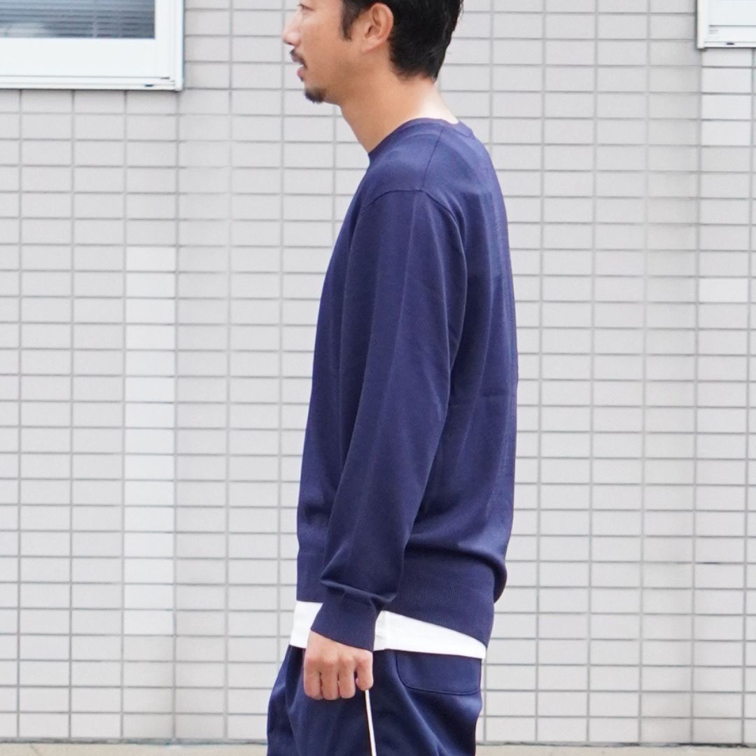 OFFICER CREW SWEATER RAYON NYLON YARN