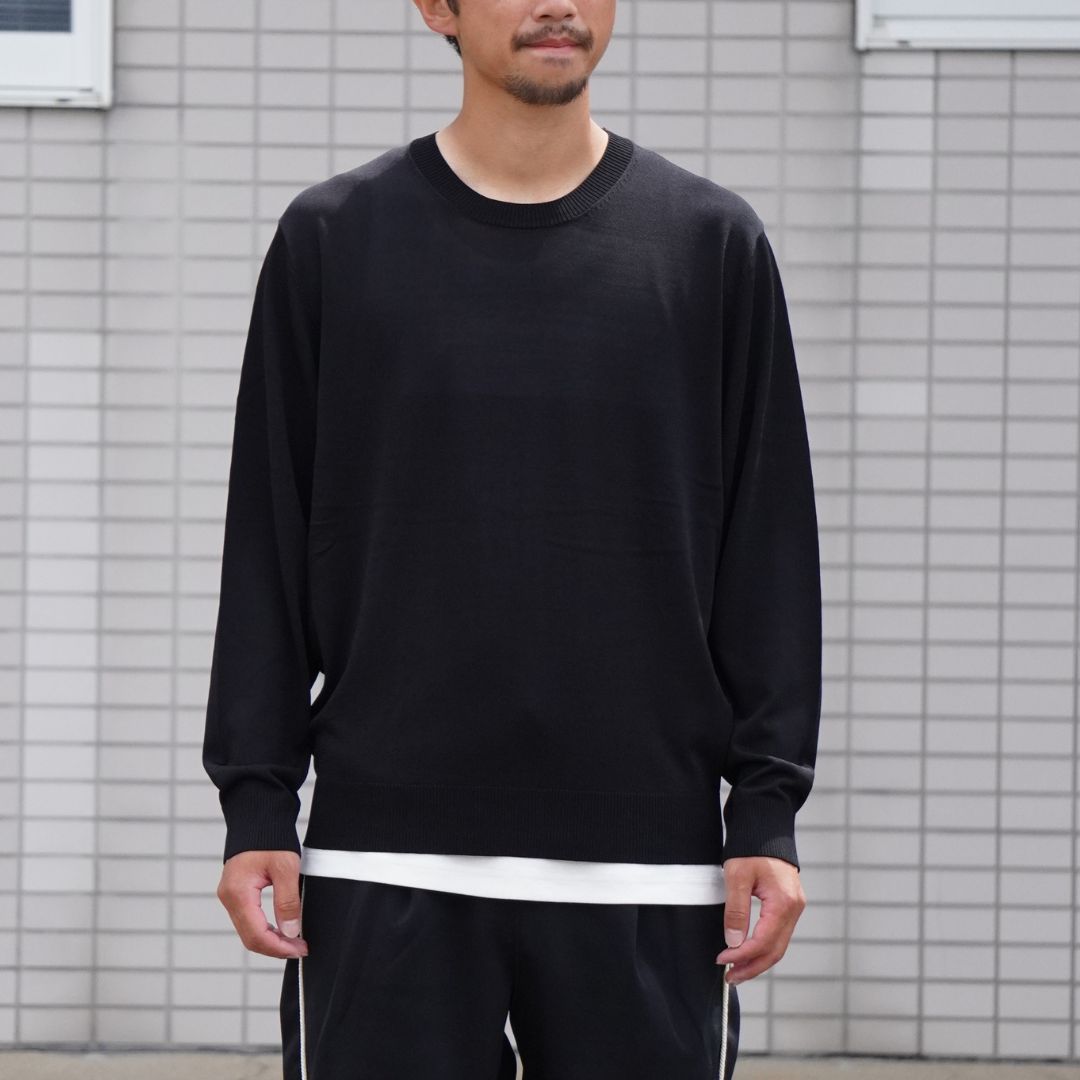OFFICER CREW SWEATER RAYON NYLON YARN