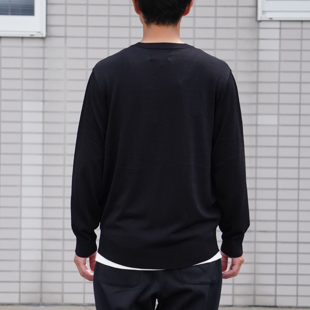 OFFICER CREW SWEATER RAYON NYLON YARN