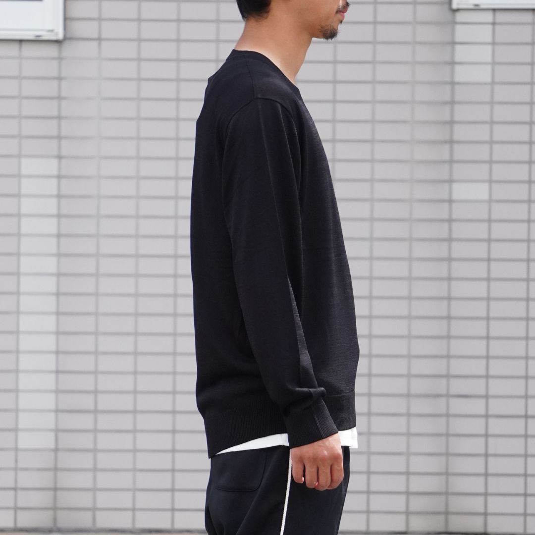 OFFICER CREW SWEATER RAYON NYLON YARN