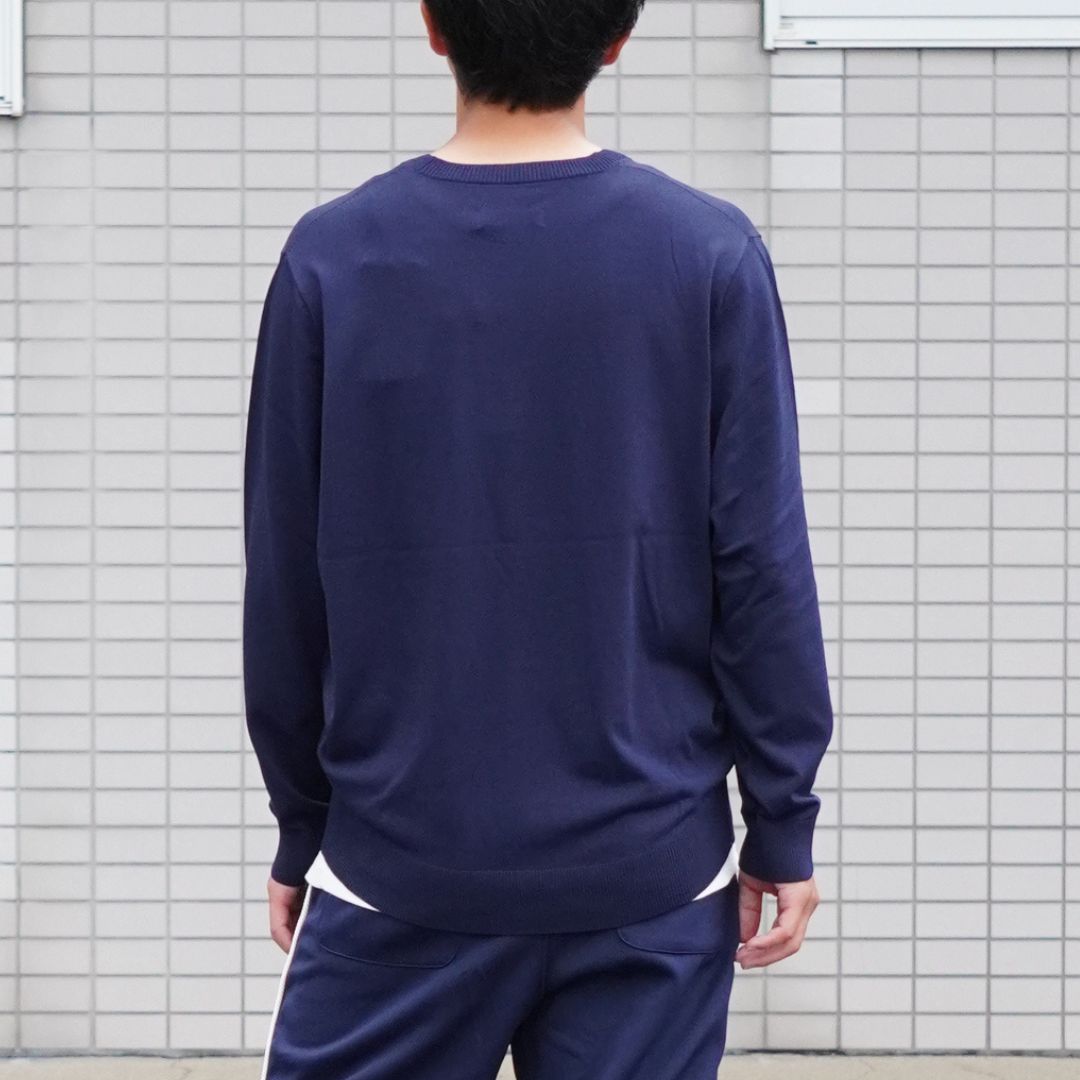 OFFICER CREW SWEATER RAYON NYLON YARN