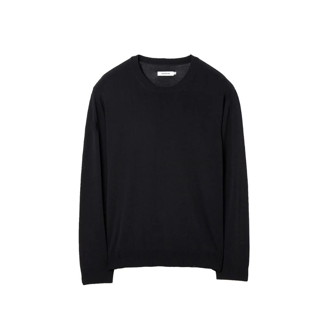 OFFICER CREW SWEATER RAYON NYLON YARN