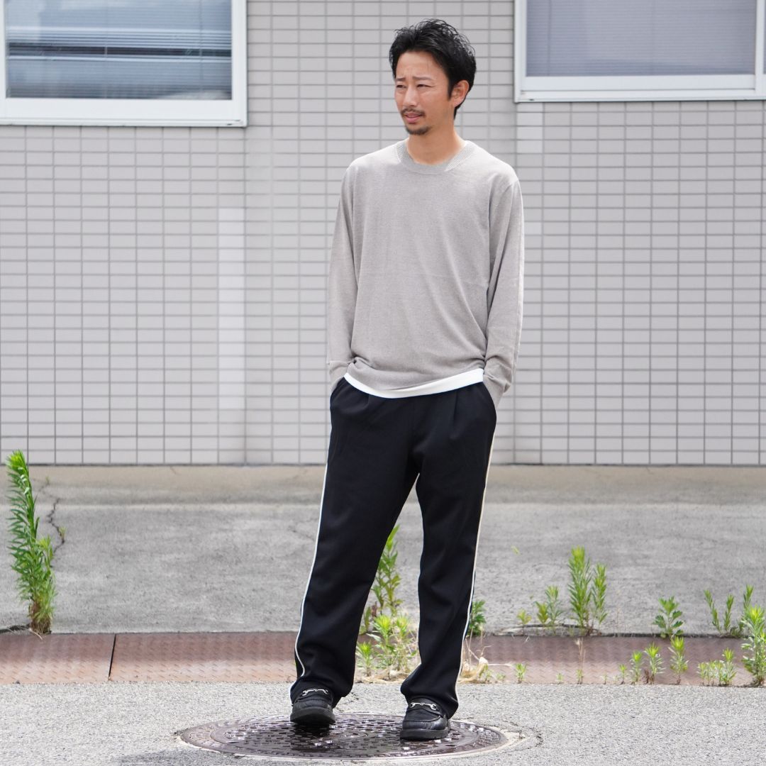 OFFICER CREW SWEATER RAYON NYLON YARN