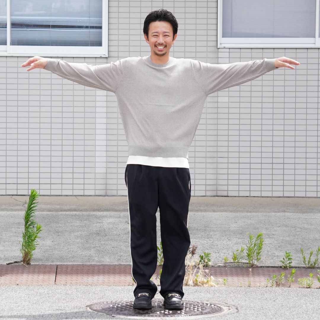 OFFICER CREW SWEATER RAYON NYLON YARN