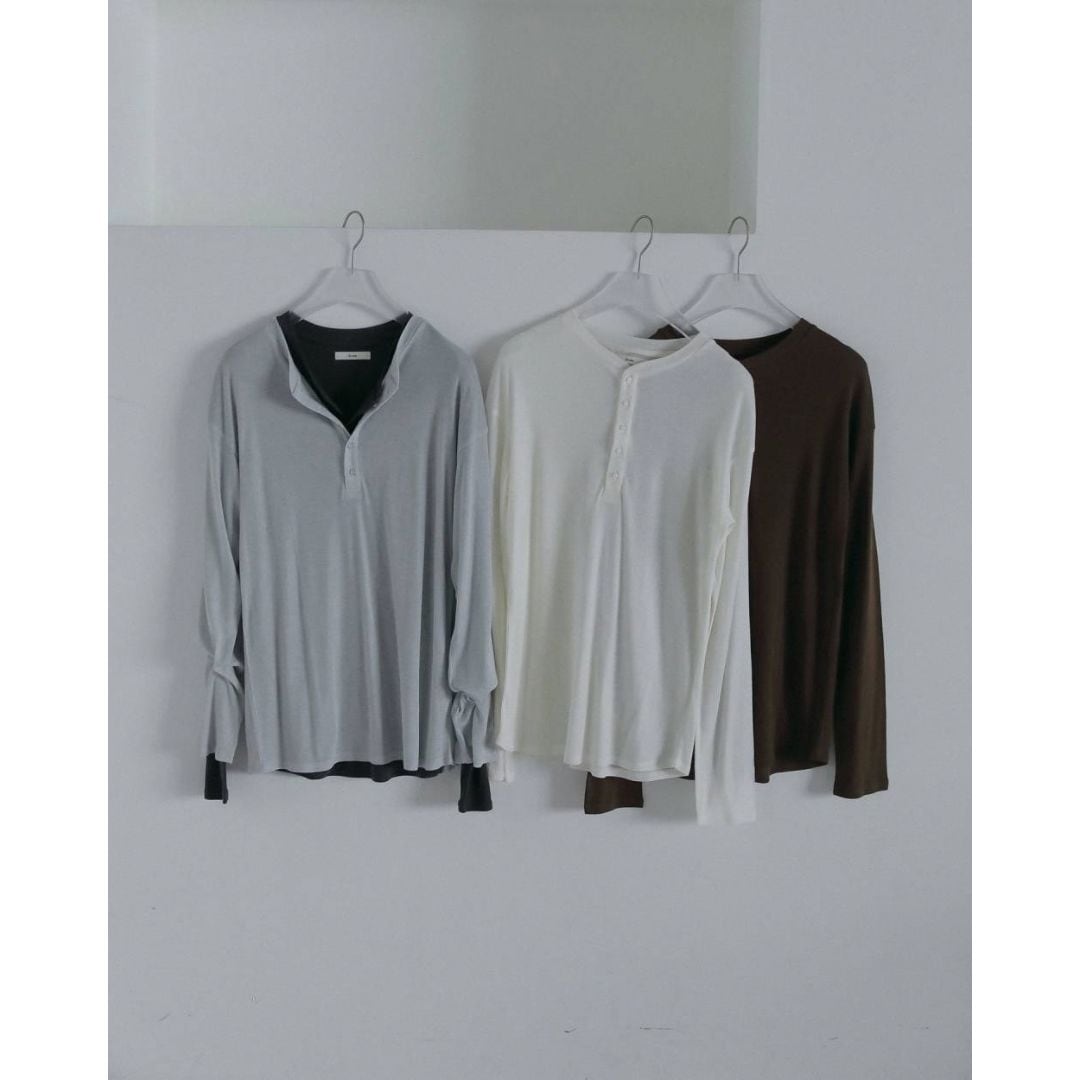 Wool Sheer Henleytops 