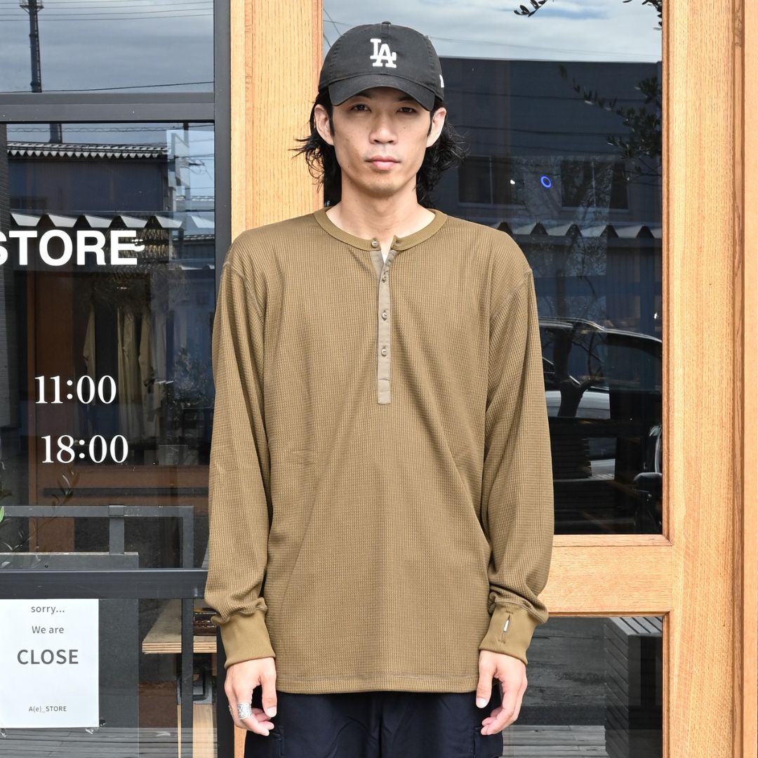 DWELLER L/S HENRY NECK TEE POLARTEC THERMAL PRO