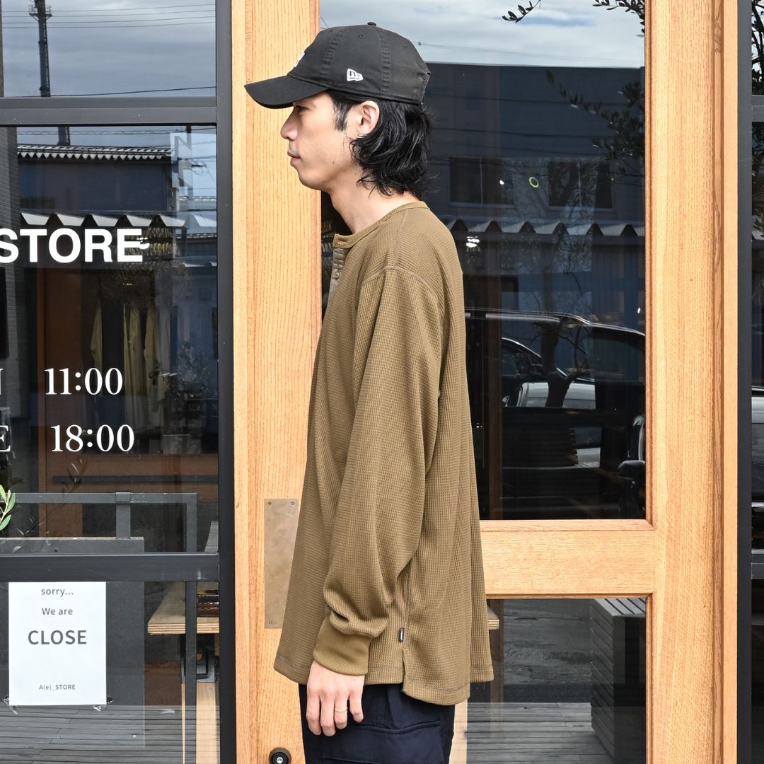 DWELLER L/S HENRY NECK TEE POLARTEC THERMAL PRO