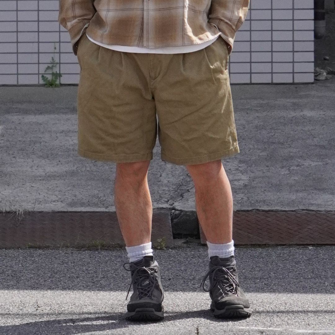 OFFICER CHINO SHORTS COTTON TWILL PIGMENT DYE | nonnative | A(e)_STORE