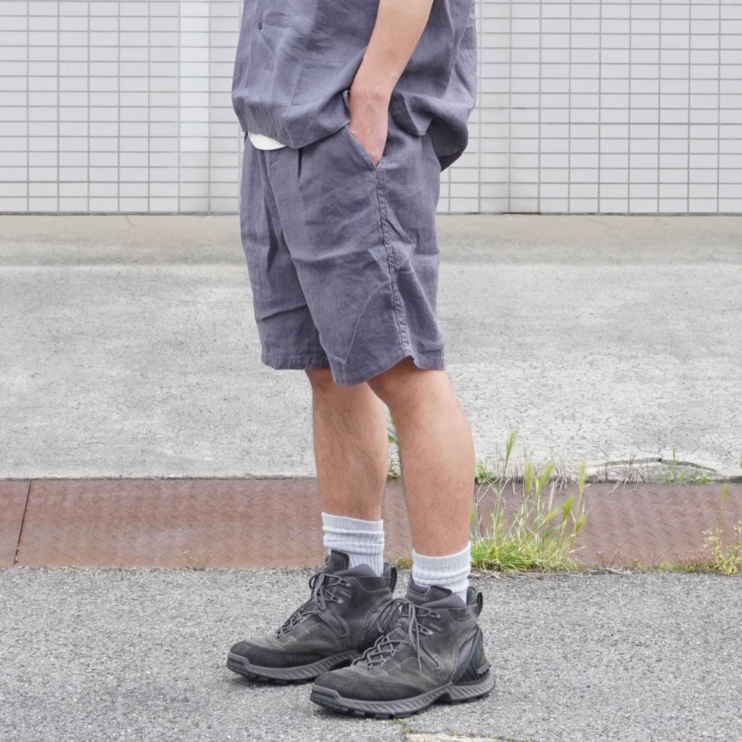 DWELLER EASY SHORTS LINEN CANVAS | nonnative | A(e)_STORE