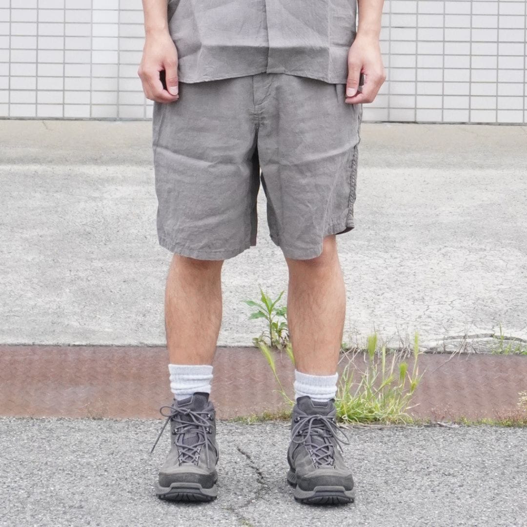 DWELLER EASY SHORTS LINEN CANVAS | nonnative | A(e)_STORE