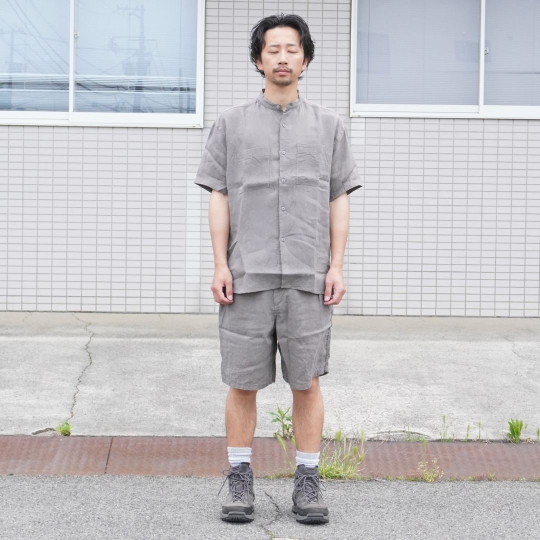 DWELLER EASY SHORTS LINEN CANVAS | nonnative | A(e)_STORE