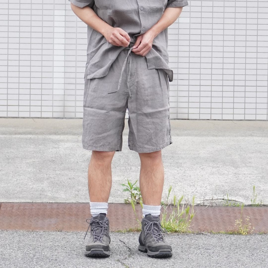 DWELLER EASY SHORTS LINEN CANVAS | nonnative | A(e)_STORE