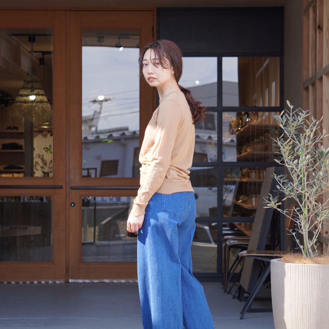 STANDARD / SKIN KNIT｜LONG SLEEVE BEIGE