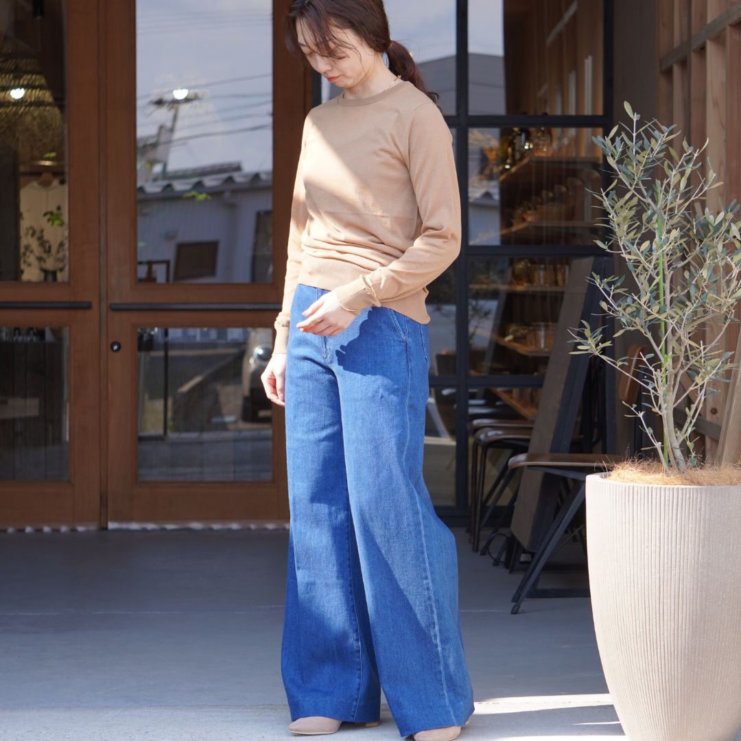 STANDARD / SKIN KNIT｜LONG SLEEVE BEIGE