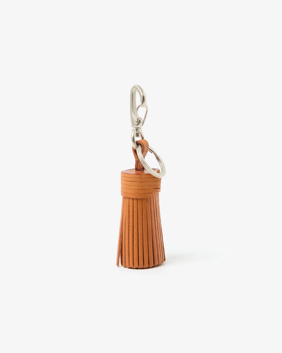 TASSEL KEY RING with HORSE LEATHER