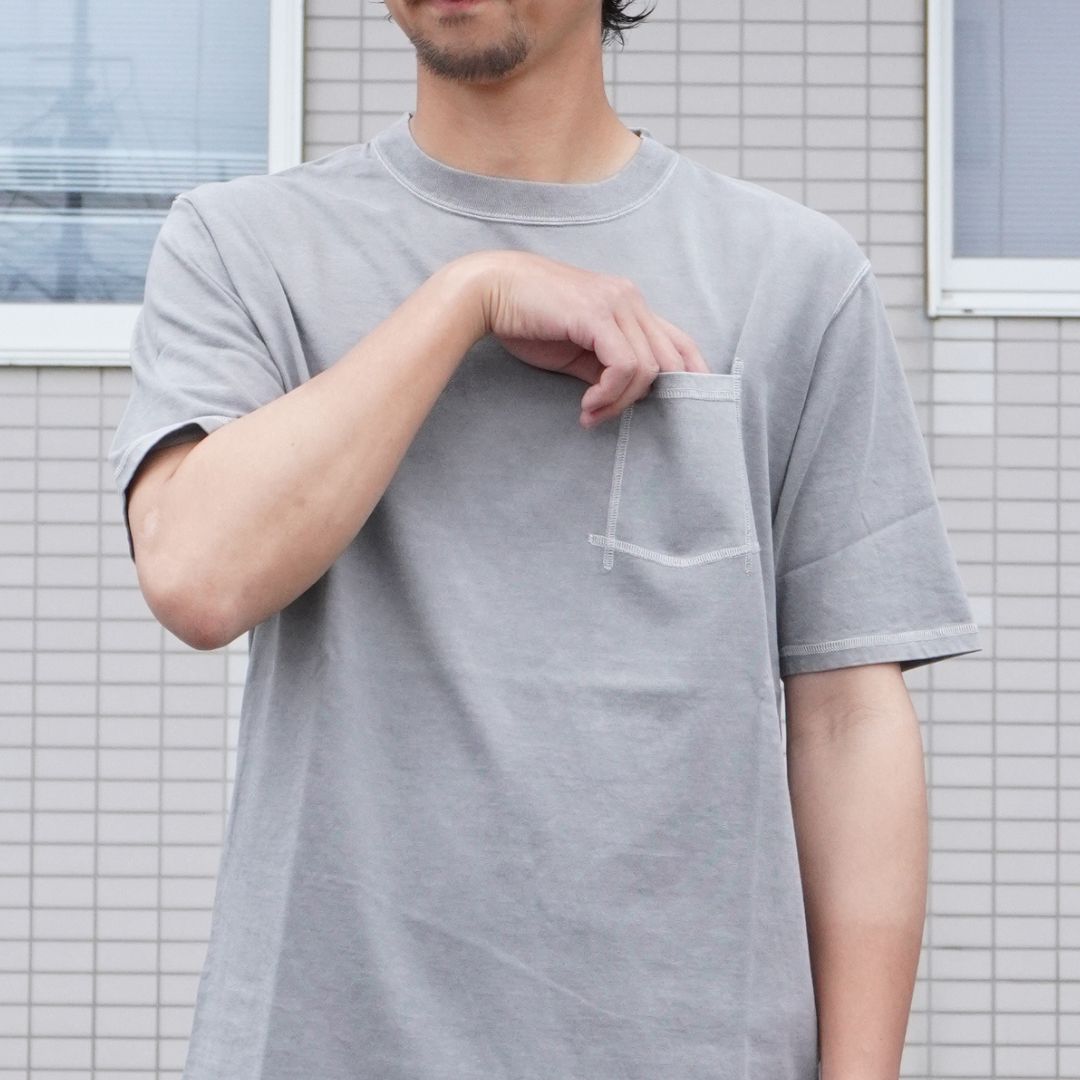 DWELLER S/S TEE COTTON JERSEY PIGMENT DYE | nonnative | A(e)_STORE